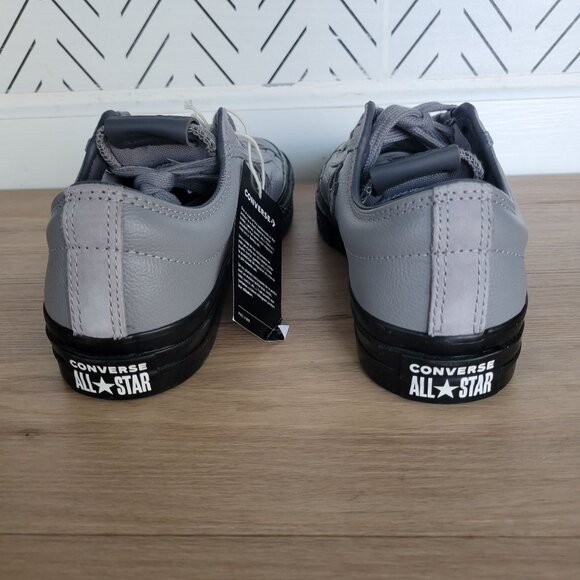 ⭐⭐CONVERSE Star Player 76 Luxe Ox Leather Grey Sz 8 Men's Shoes Sneaker A12406C⭐ - Picture 4 of 11